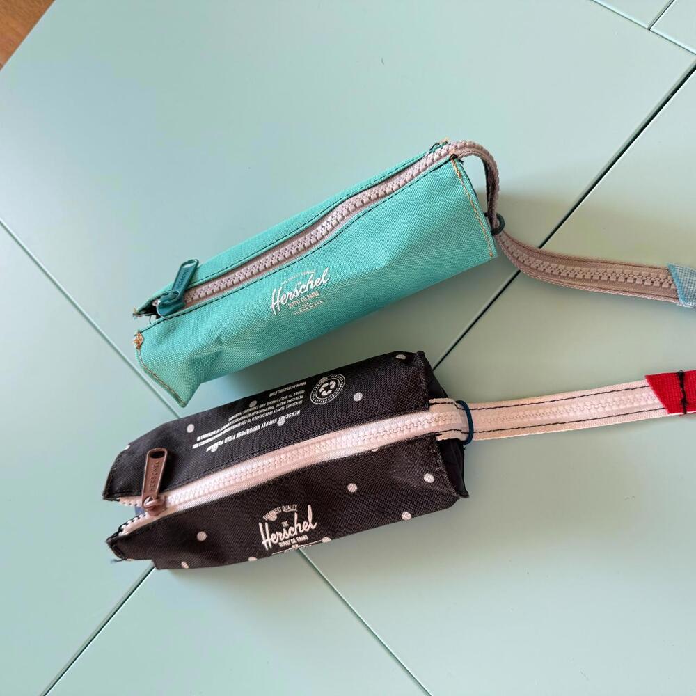 Two Herschel Pencil/Make up bags